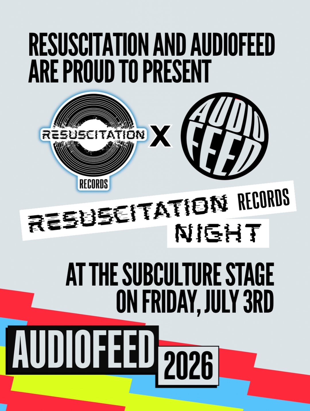 Audiofeed Announces Resuscitation Records Showcase for 2026 - Heaven's ...