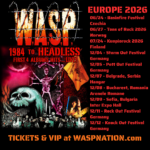 News: WASP announce ten European shows
