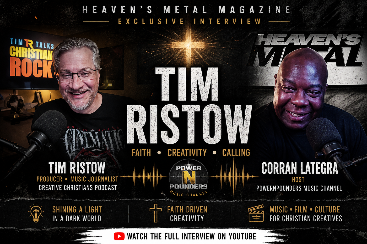 Steel Timothy R Interview: Heaven's Metal Welcomes Tim Ristow of Creative Christians ...