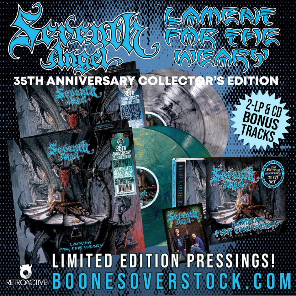 Seventh Angel Lament For The Weary vinyl and CD