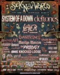 News: P.O.D. playing with Evanescence Norma Jean and many others at Sick New World Festival